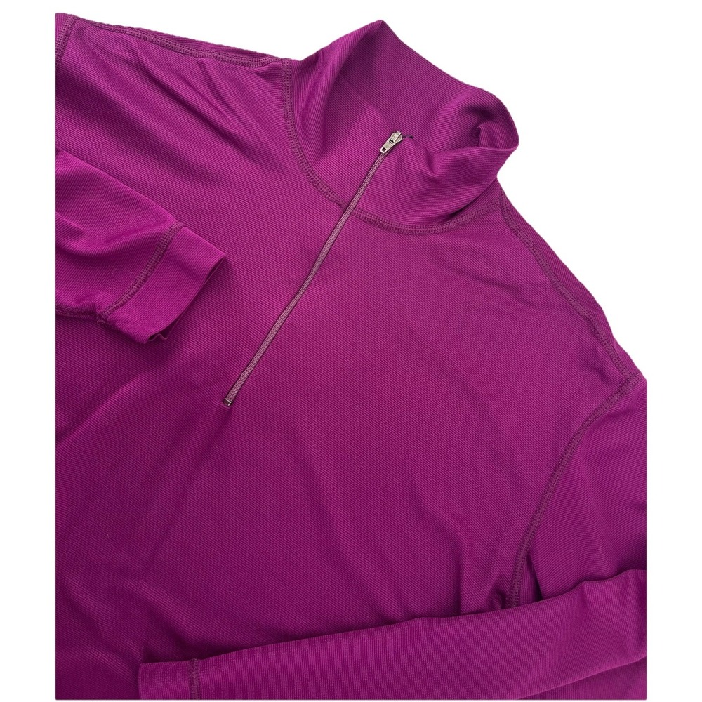 Vintage 90s‎ PATAGONIA Capilene Baselayer Top Womens Large Purple Made in USA